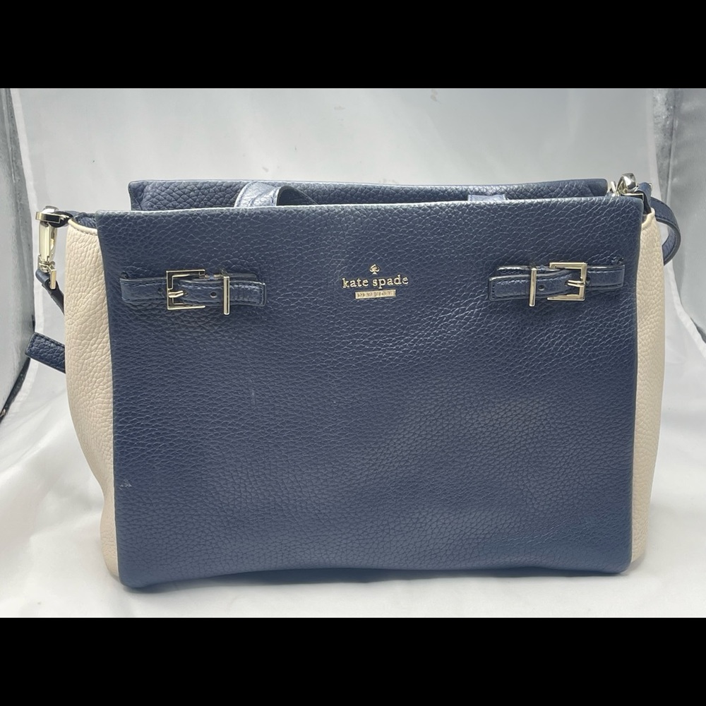 Kate Spade New York Holden Blue / Cream Shoulder Bag